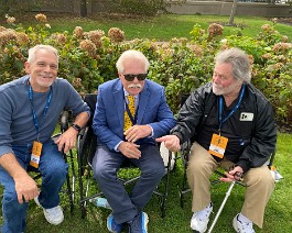 2023 Audrain Motor Week 5351 Anthony Broccolli, Wayne Carinni (host of TV's Chasing Classic Cars) and Dick Shappy