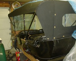 1911 Cadillac Model 30 Demi Tonneau dsc01408 Body painted and already pin striped. Almost ready to be mounted onto chassis. (Status as of November 2003.