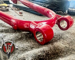 1915 Indian V-Twin 2025-05-24 6 Rear swing arm missing the swing arm shaft.