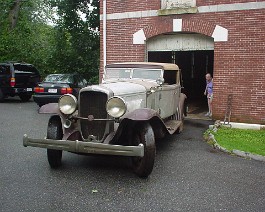 1934 Duesenberg Model J-505 Convertible Sedan Body by Derham DSC00326 - copy Mrs. Cade (owner for the past 61 years) bids the car farewell.