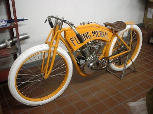 1911 Flying Merkel V-Twin Board Track Racer